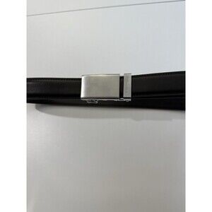 Mission Belt Yeah It's Leather Belt black leather B134 107-S no holes